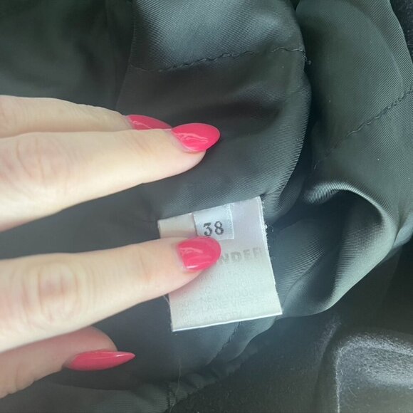 JILSANDER WOOL Cashmere Coat BLAZER Jacket made in Italy size 38 - Picture 10 of 12